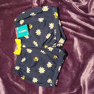 Garanimals yellow blue bumble bee flower Boe shorts cute cutie baby toddler nwt
